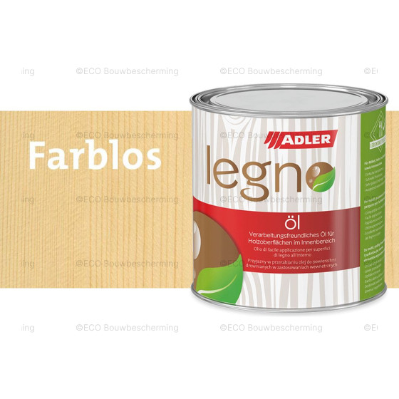 Adler Legno-Öl – Sneldrogende houtolie voor meubels, vloeren en interieurs, benadrukt de natuurlijke houtnerf.