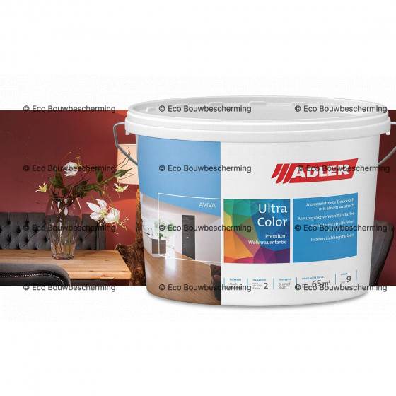 9 liter emmer ADLER Aviva Ultra Color – hoogwaardige verf met diepe kleurintensiteit en uitstekende dekking