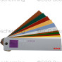 Kleurenwaaier van Adler Pullex Color lakverf voor het kiezen van de juiste tint voor houtbehandeling.