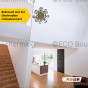 Muur en plafond geschilderd met Adler Aviva Ultra-Weiß, biedt een egale en matte ultrawitte afwerking.