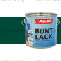 Blik Adler Buntlack 5in1 in RAL 6005 Mosgroen – 2,5 liter verpakking