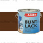 Blik Adler Buntlack 5in1 in RAL 8011 Notenbruin – 2,5 liter verpakking