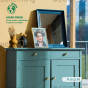 Houten kast opgeknapt met Adler Kreidefarbe voor een stijlvolle, matte look
