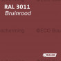 Verf in RAL 3011 (Bruinrood) van Adler Pullex Color lakverf, voor een warme uitstraling op houten oppervlakken.