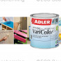 Verpakking van 750ml Adler Varicolor verf, multifunctionele verf voor binnen en buiten.