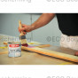 Adler Varicolor verf aanbrengen met een kwast, roller of airless spuit