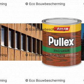 Afbeelding van een 750ml verpakking van Adler Pullex 3in1 Houtimpregneer, ideaal voor buitenhoutbescherming.