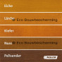 Kleurenkaart van Adler Pullex 3in1 Houtimpregneer, met diverse tinten voor buitenhoutbescherming. 