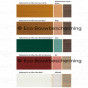Kleurenwaaier van Adler Pullex Color lakverf, ideaal voor het renoveren van houten oppervlakken.