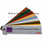 Kleurenwaaier van Adler Pullex Color lakverf voor het kiezen van de juiste tint voor houtbehandeling.