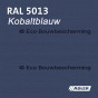 Verf in RAL 5013 (Kobaltblauw) van Adler Pullex Color lakverf, ideaal voor houtbehandeling. 