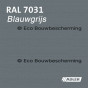 Verf in RAL 7031 (Blauwgrijs) van Adler Pullex Color lakverf, geschikt voor houtbehandeling. 